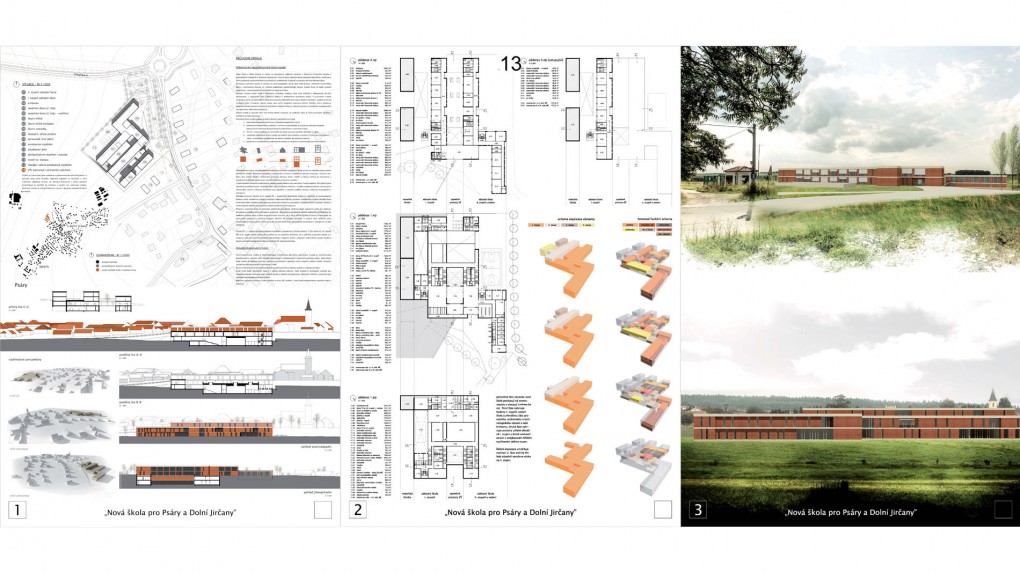 13 Urbanismus, vztah k obci: - těžké a mohutné cihelné ortogonální hmoty s plochými střechami nepůsobí souladným dojmem s kontextem obce. Architektura: výrazově odpovídá spíše 60-70. letům 20. století. 